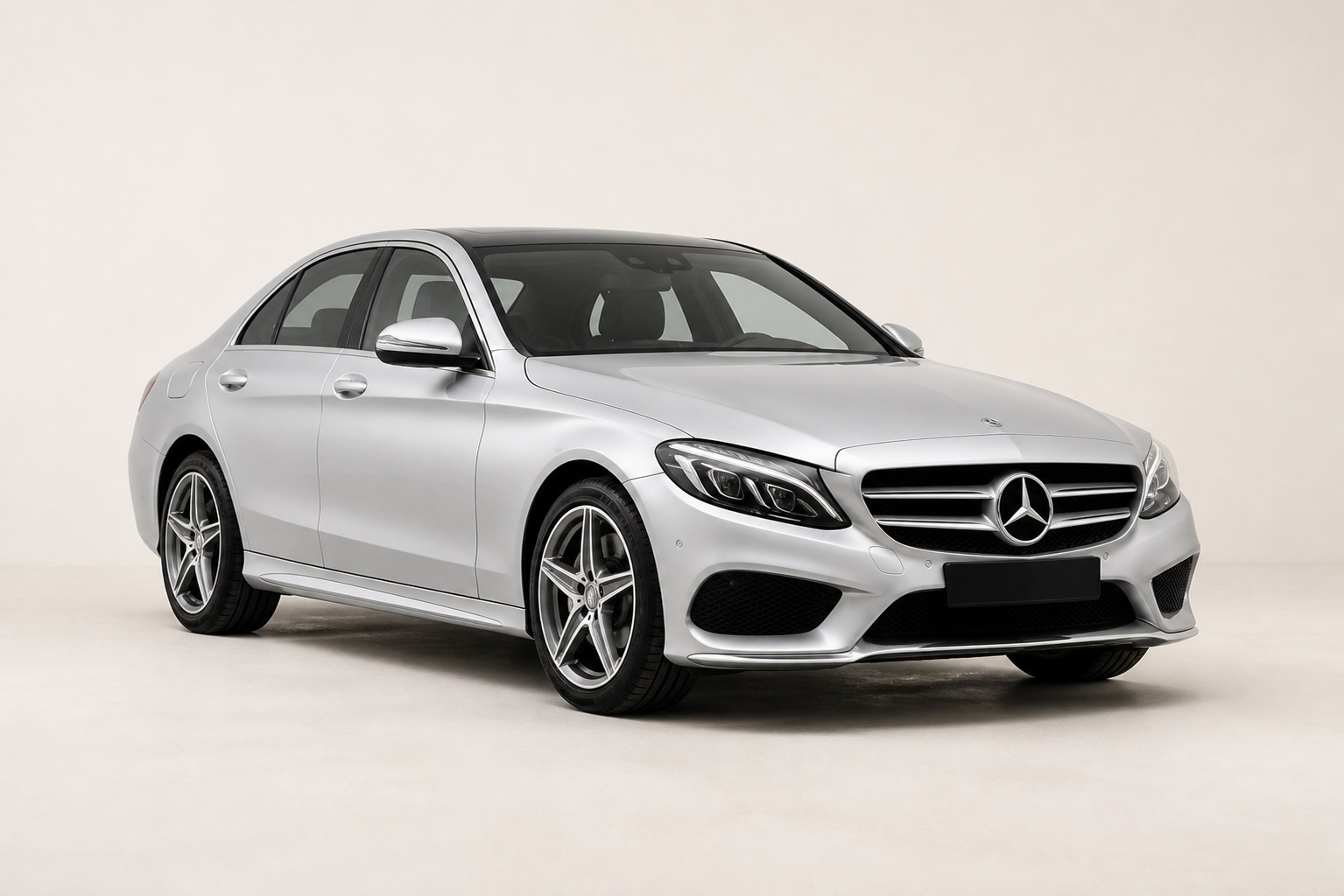 Silver Ivanhoe Blackline Mercedes-Benz C-Class